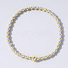 Bohemian Style Seed Beaded & Pearl Stretch Bracelet for Women XY5299-2-1