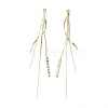 Brass Chain Tassel Big Pendants KK-R129-11G-2