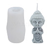 Buddha/Bodhisattva DIY Candle 3D Portrait Statue Silicone Molds DIY-F137-02-1