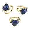 Brass Cuff Open Rings RJEW-D347-01G-14-4