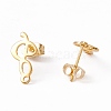 201 Stainless Steel Stud Earring Findings EJEW-A071-15G-2