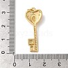 Rack Plating Brass Micro Pave Cubic Zirconia Pendants KK-U022-16C-02-3