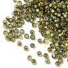 Electroplated Glass Beads GLAA-Q120-02A-05-1