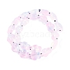 Transparent Glass Enamel Beads Strands GLAA-B021-06F-2