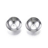 Non-Tarnish 304 Stainless Steel Bead Caps STAS-S057-48C-P-2