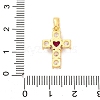 Brass Micro Pave Cubic Zirconia Pendants KK-P288-03G-3