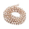 Electroplate Transparent Glass Beads Strands LS-EGLA-A035-T6mm-A22-2