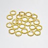 Brass Open Jump Rings KK-E647-17G-3mm-1