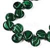 Synthetic Malachite Beads Strands G-T138-119-3