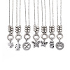 Non-Tarnish 304 Stainless Steel Pendant Necklaces NJEW-L458-080P-1