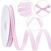 50 Yards Tartan Pattern Polyester Ribbon OCOR-CY0003-72B-6