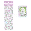 Flowers with Rabbits Paper Sticker PW-WGCFCFE-06-1