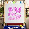 PET Plastic Drawing Painting Stencils Templates DIY-WH0285-007-5