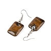 Natutal Tiger Eye Dangle Earrings EJEW-F343-E08-3