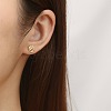 304 Stainless Steel Stud Earrings for Women FU7169-1-3