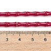 Lab Grown Red Corundum Beads Strands GG-CBAC488-03B-5