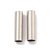 Brass Tube Beads KK-B120-03F-P-1