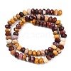 Natural Mookaite Beads Strands G-C259-A24-5x8mm-3