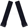 1 Pair Acrylic Fibers Long Mesh Lace Gloves AJEW-CN0006-67B-1