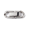 304 Stainless Steel Fold Over Clasps STAS-G307-11B-P-1