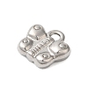 Non-Tarnish 304 Stainless Steel Charms STAS-N103-23P-2