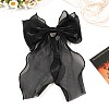 Cloth Long Bowknot Hair Barrettes PW-WG6129B-10-1