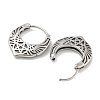 316 Surgical Stainless Steel Hoop Earrings EJEW-D096-07B-AS-2