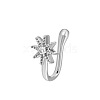 Cubic Zirconia Ladder Shape Clip on Nose Rings WG87222-04-1