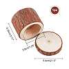 Cedarwood Board Engraved Box CON-WH0079-91-4
