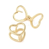 Brass Hoop Earring EJEW-Q385-05G-2