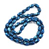 Electroplated Synthetic Non-magnetic Hematite Beads Strands G-P545-G02-02E-2