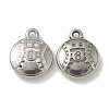 Anti-Tarnish 304 Stainless Steel Pendants STAS-Q334-12P-02-1