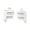 Non-Tarnish 201 Stainless Steel Charms STAS-C021-06P-F-2