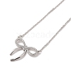 304 Stainless Steel Pendant Necklaces NJEW-U002-14P-1