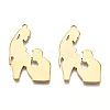 Ion Plating(IP) 201 Stainless Steel Pendants LS-STAS-N098-068LG-3