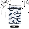 Halloween Theme Bat Printed Organza Drawstring Bags ABAG-WH20021-006D-2