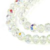 Transparent Glass Beads Strands EGLA-N016-3mm-06-3