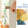 Jellyfish Glass & Acrylic Pendant Decorations HJEW-TAC0034-14