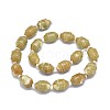Natural Xiuyan Jade Beads Strands G-F604-17A-2