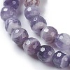 Natural Chevron Amethyst Beads Strands G-P428-04B-6mm-3