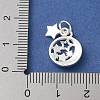 S925 Sterling Silver Pendant STER-H115-03D-S-3