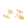 304 Stainless Steel Tiny Candy Stud Earrings with 316 Stainless Steel Pins for Women EJEW-J043-10G-2