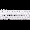 Glass Imitation Jade Beads Strands X-GLAA-H021-02-08-2
