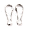 Non-Tarnish 201 Stainless Steel Keychain Clasps STAS-C044-05C-P-1