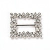 Square Alloy Buckles JEWB-WH0014-10B-1