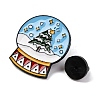 Christmas Theme Zinc Alloy Enamel Pins JEWB-Z028-01C-3