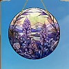 Lavender Acrylic Window Hanging Ornaments PW-WGCF48B-01-4