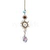 Crystal Glass Sun Catcher Pendant PW-WG88E45-03-1