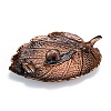 Leaf & Snails Alloy Incense Burners PW-WG85A3E-03-1