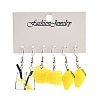 3 Styles Summer Corn & Lemon & Drink Acrylic Dangle Earring Sets for Women EJEW-F336-01E-1